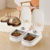 Automatic Cat Feeder Wet Dry Meals Separation Pet Food Dispenser For Cats Dogs 48 Hour Timed Smart