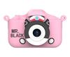 Children's Dual Lens Cartoon Digital Camera with Selfie, Video, Game, and Music Features