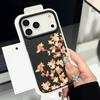 Чехол с цветочным узором «Цветы апельсина» для iPhone 17 Pro Max Funda iPhone 16 Pro Max 15 14 13 12 11 Air 16E Силиконовая накладка с текстурой кожи