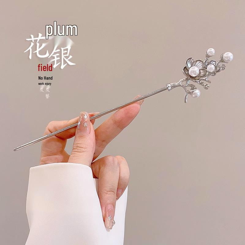 High-End Retro Chinese Tassel Hairpin for Women - Versatile Alloy Hair Clip for Elegant Updos