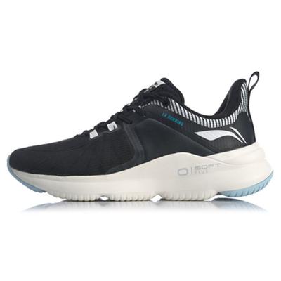Кроссовки женские LiNing Soft Plus Comfortable Sports Low-Touch Running Shoes Black White ARHQ024-1