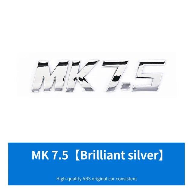 3D ABS буквы MK5 MK6 MK7 MK7.5 эмблема автомобиля значок наклейка для VW volkswagen GOLF автомобиль крыло багажник задняя наклейка