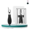 3-Piece Sets Anti-Splash Design Ingrown Toenail Clippers  Professional Pedicure