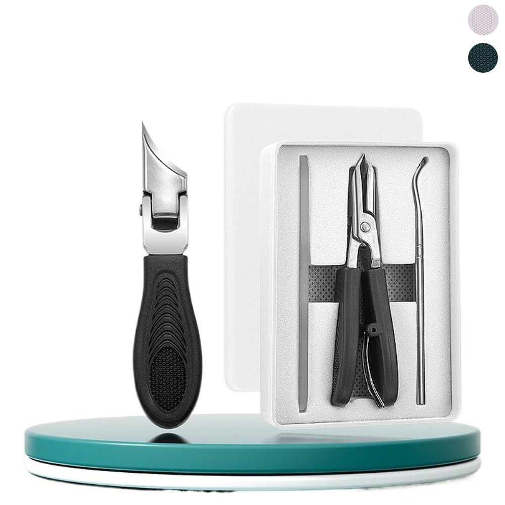 3-Piece Sets Anti-Splash Design Ingrown Toenail Clippers Professional Pedicure