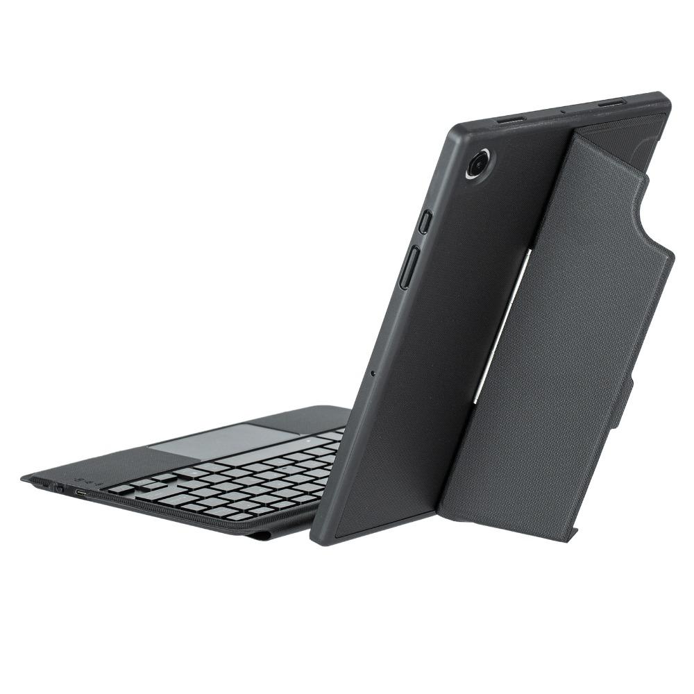 Wireless Bluetooth Leather Keyboard Case for Samsung Galaxy Tab S9 S9Plus P610 A9 10.5 with Hinge Stand