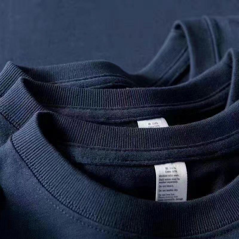 Футболка свободного кроя из чистого хлопка в стиле ретро, повседневный стиль с короткими рукавами