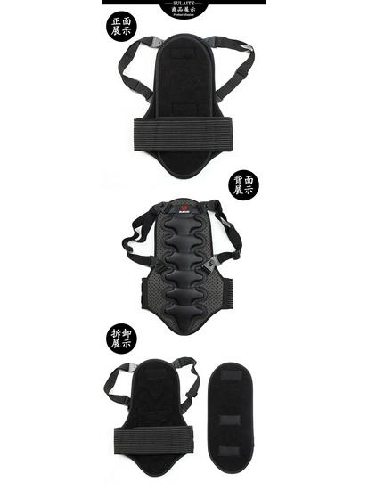 SULAITE Outdoor Sports Spine Protector - Ski, Horse Riding, Extreme Sports, Fall Protection, Thickened Back Armor