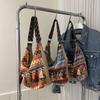 Large Capacity Ethnic Style Crossbody Bags Woven Bag Bohemian Tote Bag Fringe Shoulder Bag  Women