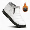 Couple Winter Snow Boots Low Top Warm Fleece Lined Non Slip Soft Sole Cotton Shoes Women Men Size 36-46