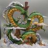 Shenlong Figure Shenron Figurine with Son Goku Statue Collectible Model Doll Ornament Toys Gifts