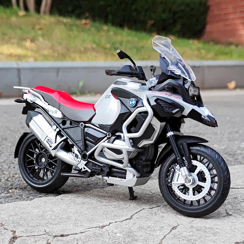 ОСО 1:12 BMW R1250 GS Модель Литая из Сплава Мотоцикл Домашнее Украшение Орнаменты Миниатюрная Модель Транспортного Средства Детская Игрушка Подарок