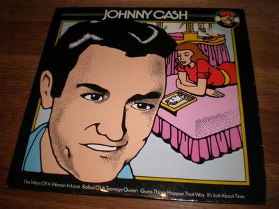 7-дюймовая пластинка ДЖОННИ КЭШ - Johnny Cash CEP108 Charly Records 1978 Великобритания Фолк Б/У
