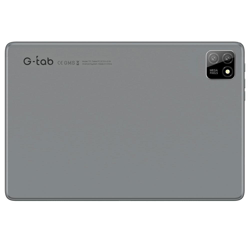 G-tab T11 Android 14 Tablet, 10.1 inch 1280*800 IPS Screen, Unisoc T606 8 Core Max 1.6GHz, 8GB RAM (4GB +4GB Expansion) 128GB ROM