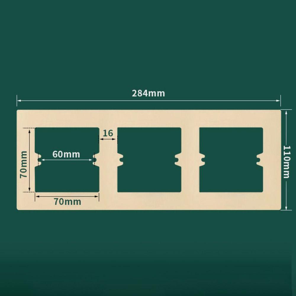 Универсальные настенные панели Пластиковая рамка для розетки выключателя Крышка выключателя Декоративная крышка Электрическая