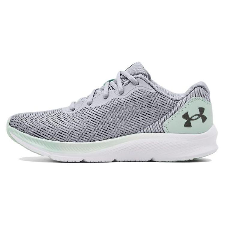 Under Armour UA Shadow Low Top Running Shoes Women Sneaker Gray Green 3024142-109