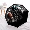 1pc Philadelphia Eagles Helmet Art Print Umbrella with Plastic Handle,Suitable for All Seasons Home Travel Outdoor UmbrellaDD447