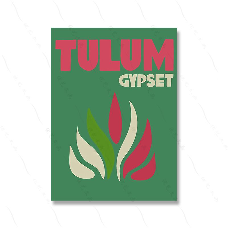 Abstract Eye Coral Flower Wall Art Canvas Nordic Poster Picture Living Room Decor Modern Print Oil Painting Home Coral