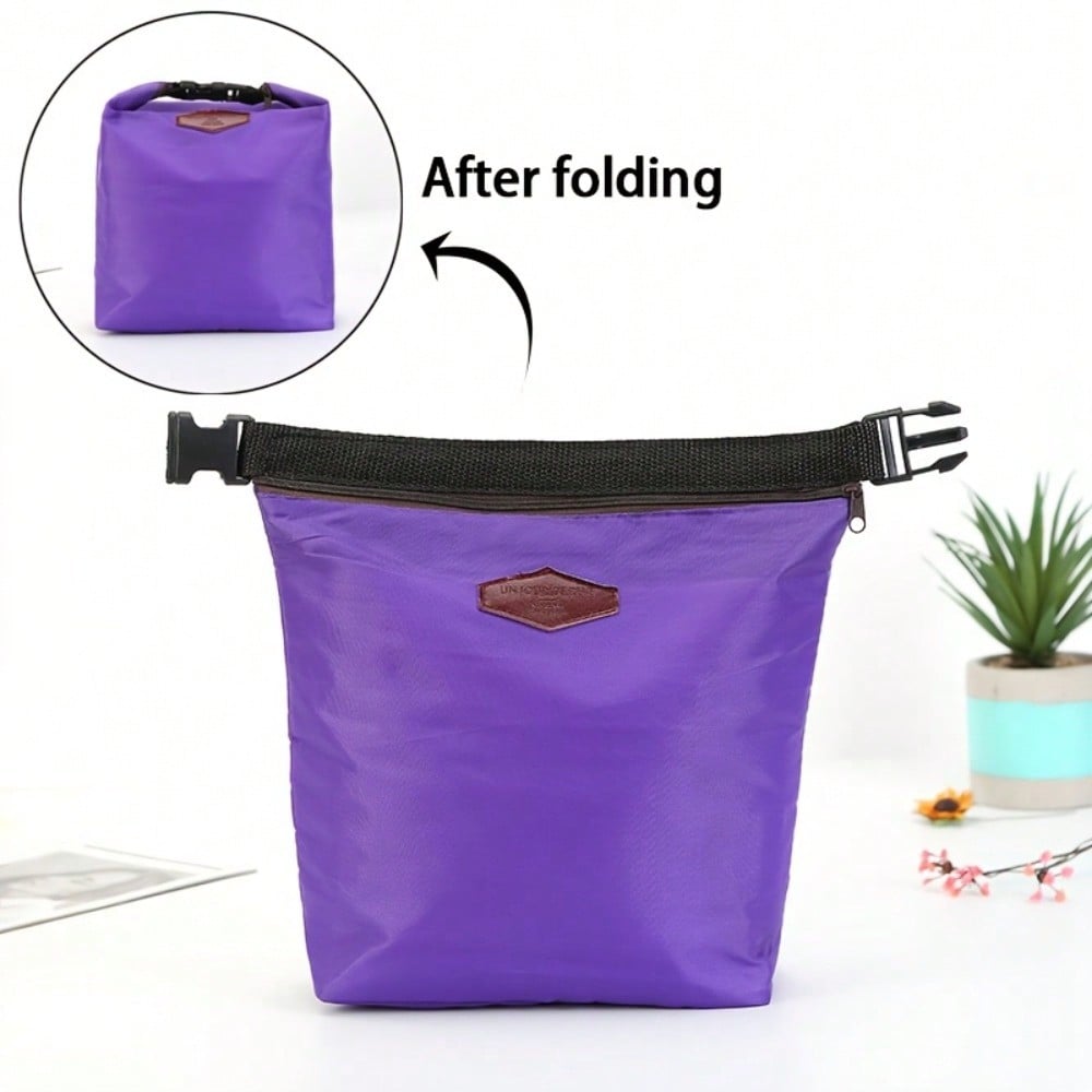 Fashionable Insulated Bags, Lunch Bags, Foldable Bento Bags, Thickened Aluminum Foil, Ice Preservation And Freshness Bags, Outdoor Picnic Bags