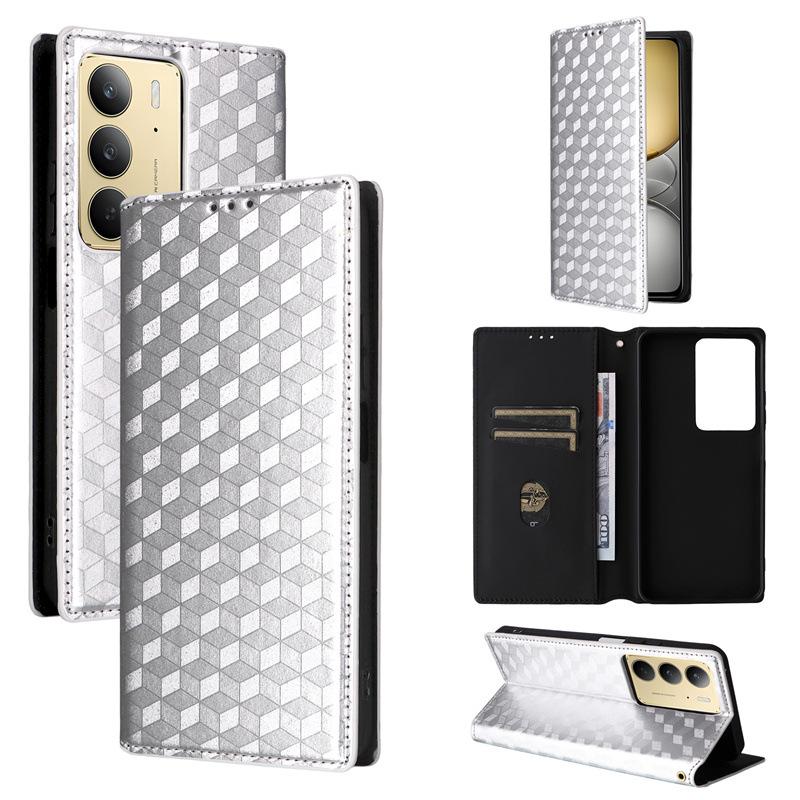 Чехол-книжка для Realme 14X 5G/Realme C75 4G/Realme V60 Pro 5G, полная защита корпуса, противоударные чехлы из искусственной кожи