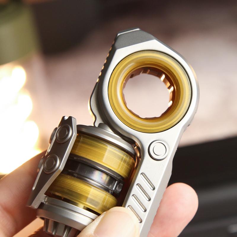 Инновационная и стильная EDC игрушка-фиджет из нержавеющей стали, сенсорная игрушка-яйцо для концентрации внимания при синдроме дефицита внимания и гиперактивности