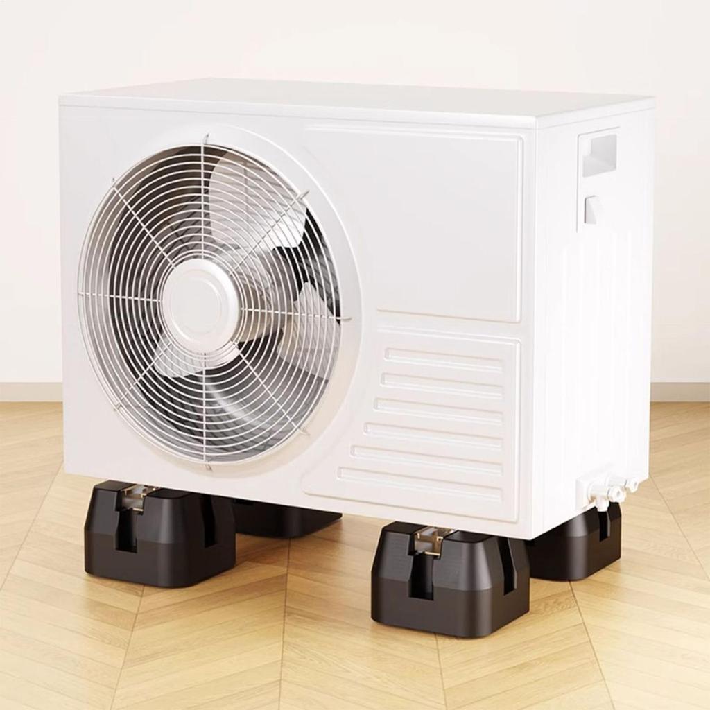 Подушка для кронштейна кондиционера Подушки для основания сплит-кондиционера 4 штуки Сверхпрочные коврики для кронштейна Для сплит-системы 9000-60000 BTU