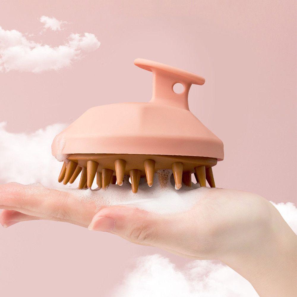 Useful Head Body Shower Massage Care Tool Hair Washing Comb Silicone Shampoo Brush