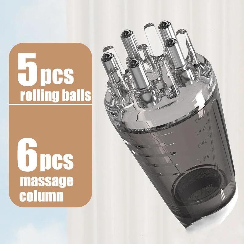 Scalp Applicator Portable Head Essential Oil Ball Massage Comb Anti Hair Loss Scalp Care Liquid Medication Application Tools