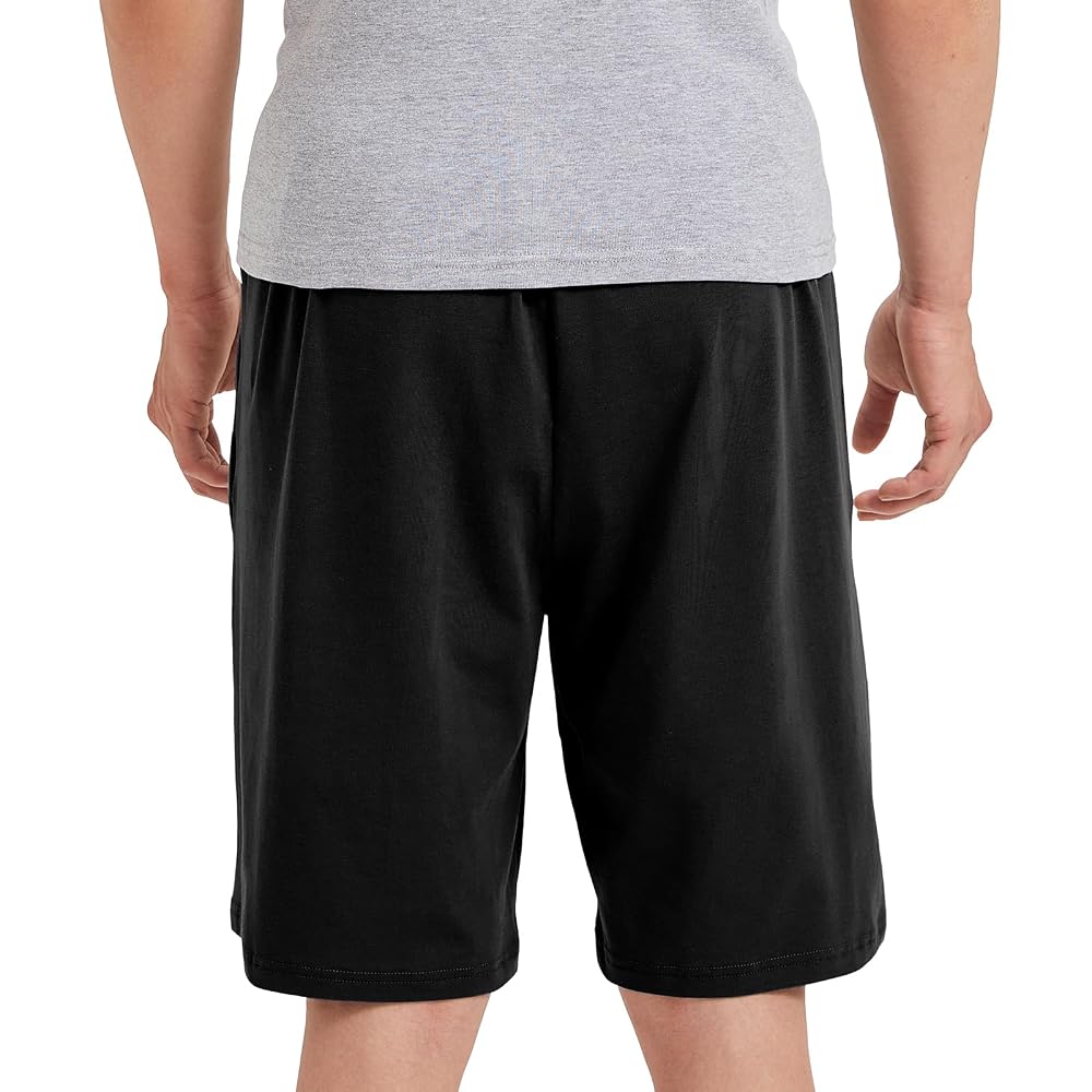 HomyComy Men's Half Pants, Shorts, Loungewear Pants, Two-Piece Set, Cotton, Casual Pants, Pajama