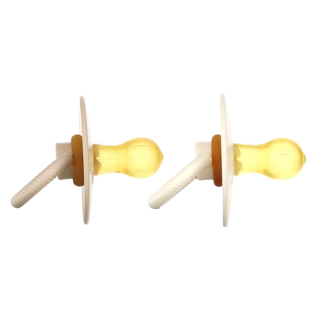 Itzy Soother, Пустышки из натурального каучука, 0-6 месяцев, Кокос и Тост, 2 шт.