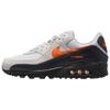 Кроссовки Air Max 90 Racing Pack - Vast Grey Total Orange Унисекс Черные IF0670-003