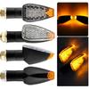2/4pcs/set Motorcycle LED Turn Signals Flashing Motorbike LED Bendable Daytime Running Lights Universal Car Accessories