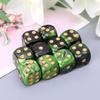 Acrylic Dice Board Games Playing Games 6 Sided Dice Round Edges Dice Square Point Dice D6 Dice