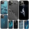 Чехол для телефона Рыба Китовый Акула Для iPhone 17 Air 16 15 14 13 12 11 Pro Max Plus Max Cover Shell coque