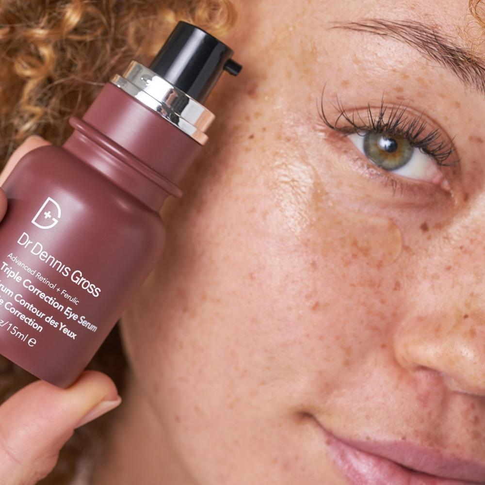 Доктор. Dennis Gross Skincare Advanced Retinol + Ferulic Тройная корректирующая сыворотка для глаз