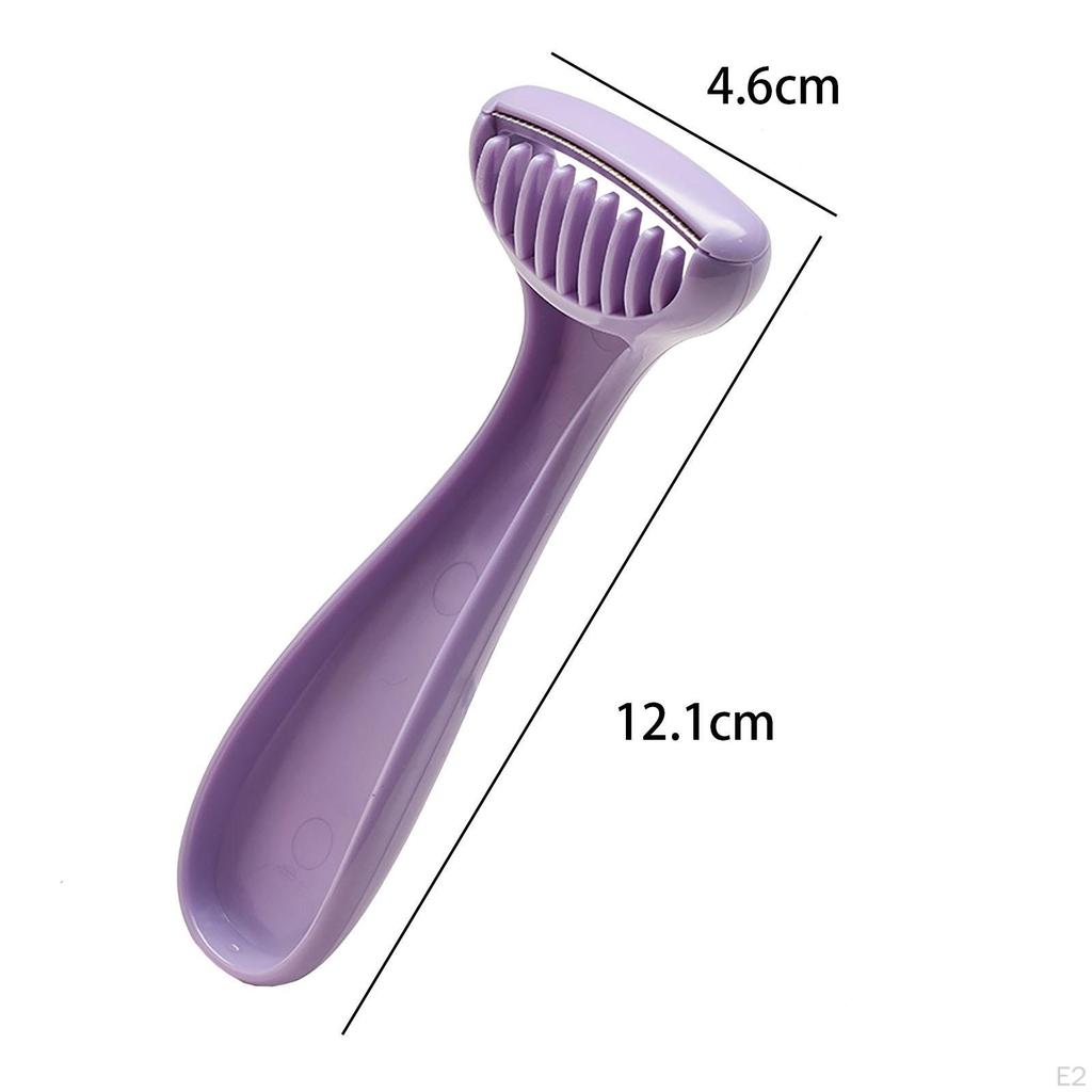 Инструмент для удаления волос на теле, практичный триммер для подмышек, лица, спины, фиолетовый