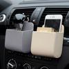 Car Air Outlet Storage Bag Portable Hanging Car Storage Box Leather Multi-function Packing Box Convenient Practical for Any