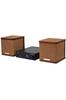 SOUND WARRIOR Made In Japan USB DAC Integrated Amplifier Cube Bookshelf Speaker Set Built-in + SWD-UA1SET2-SD