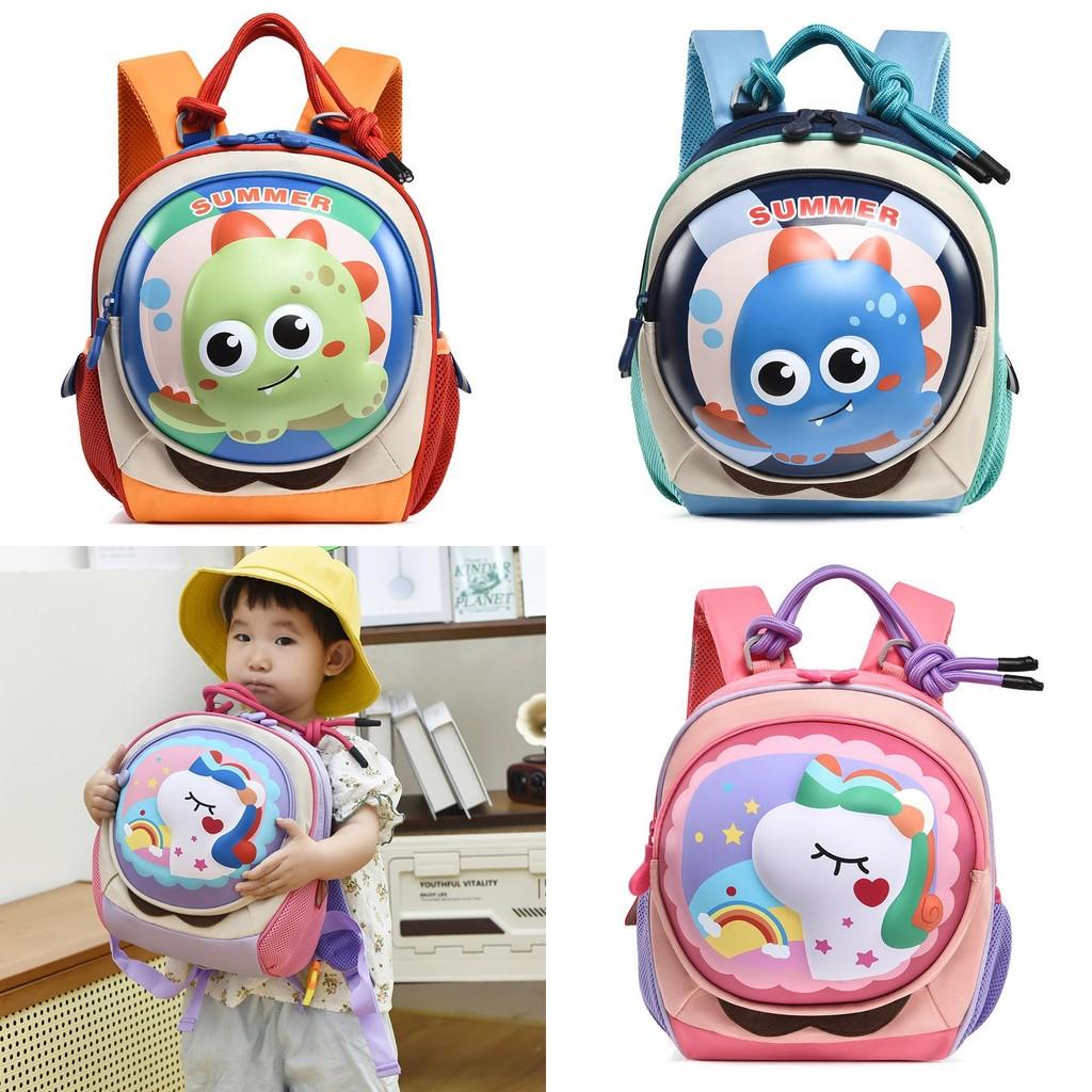 Horse Dinosaur Patternkids Backpack With Ventilated Material For Nursery And Daycare