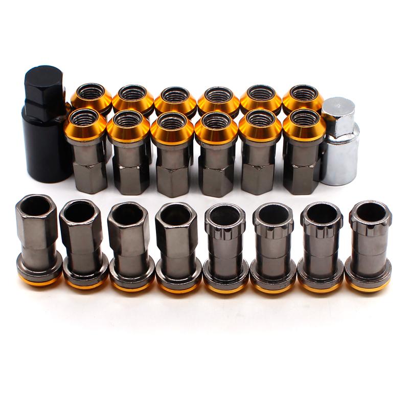 DEFT Racing Композитная Сталь Противоугонные Гоночные Гайки Колес M12x1.5 Автомобильные Противоугонные Диски Ступичные Гайки Для Honda Civic 20 шт