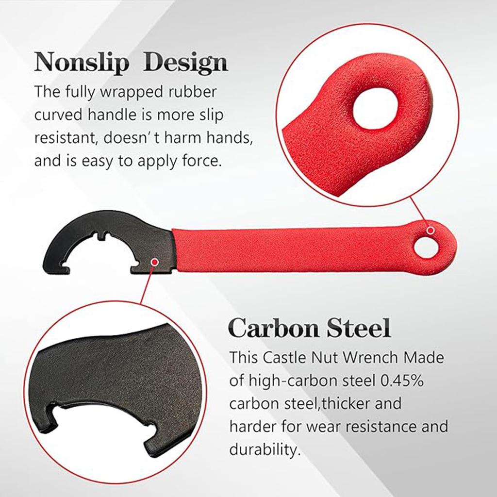 Survival Nut Wrench C-Shape Tool Wrench 1/4 Inch Durable Metal Alloy For Outdoor Emergency