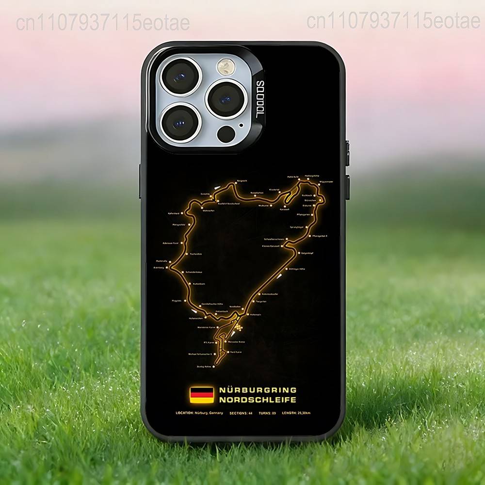 N-Nurburgring Sport Car  Phone Case For iPhone 17,16,15,14,13,12,11,Pro,Max,Plus,E,Air,Mini Black IMD Cover