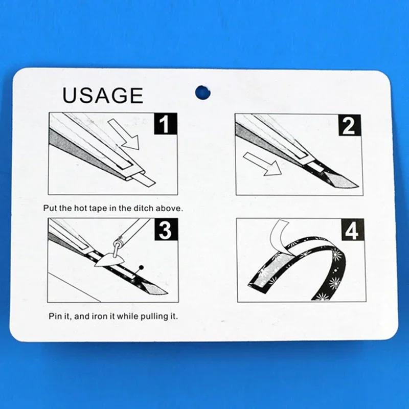 Профессиональный набор для изготовления косой бейки с размерами 6 мм/12 мм/18 мм/25 мм швейные инструменты для тканевого переплета шитья и рукоделия