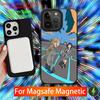 Аниме Акира Асаи ХЛОПОК Чехол для телефона Для iPhone 16,15,14,13,12,11,Pro,Max,Plus,Mini,SE Новый Магнитный беспроводной заряд Magsafe