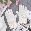 Girl Children's Party Brief Paragraph Lady Gloves Bowknot Gloves Dress Gloves Princess Gloves
