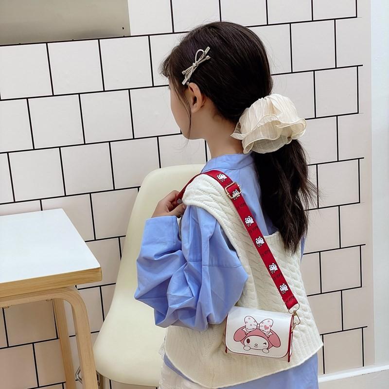 Мини-сумка через плечо Hello Kitty для девочек, из ПУ, легкая, с принтом животных, для детского сада