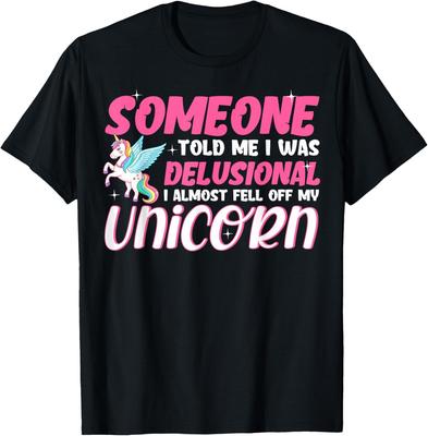 Sarcastic Fell Off My Unicorn Almost Fell Off My Unicorn T-Shirt