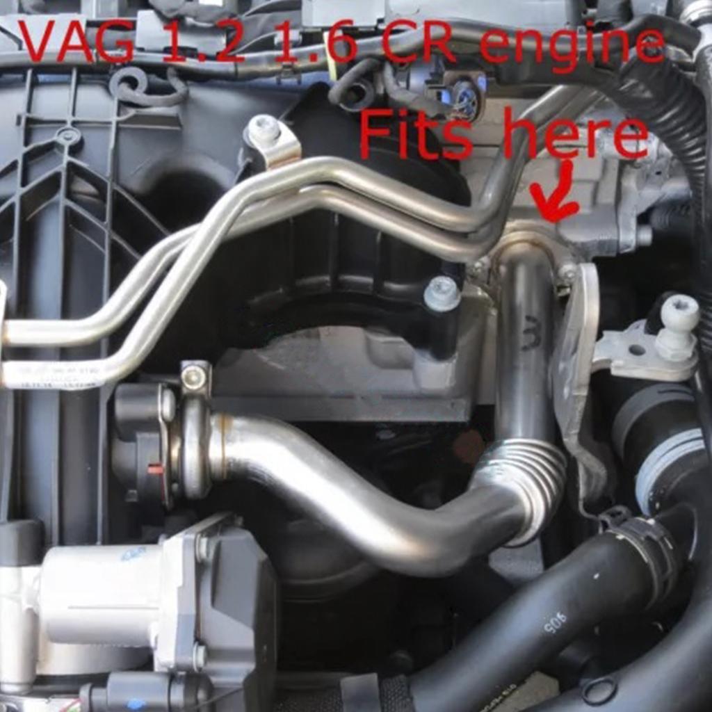 EGR Valve Block Plate for VW Seat Skoda 1.2L 1.6L TDi for Common Rail S/S