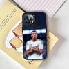 Чехол для телефона с изображением футбольной звезды K-kylian M-mbappe для iPhone 17,16,15,14,13,12,11 Plus,Pro Max,XS, Цветной Серебристый Черный Чехол