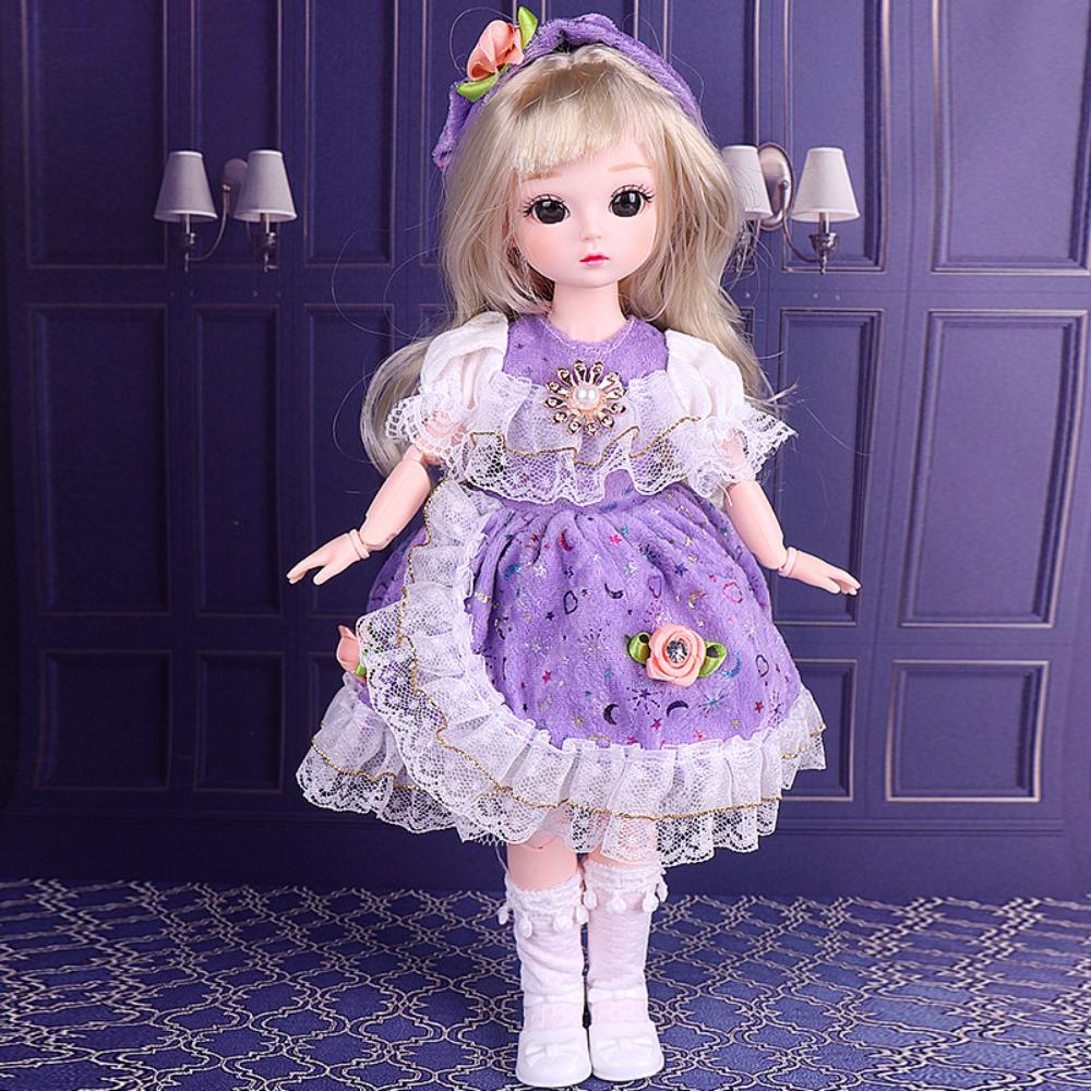 With Wig Make Up Princess Dress Up BJD Dolls High Heel Princess Makeup Ball Joint Doll  Toddler