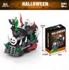 601PCS 6IN1 Halloween Building Block Set Halloween Displayable Party Gift Children's Festive Gifts for Easter Home Decoration